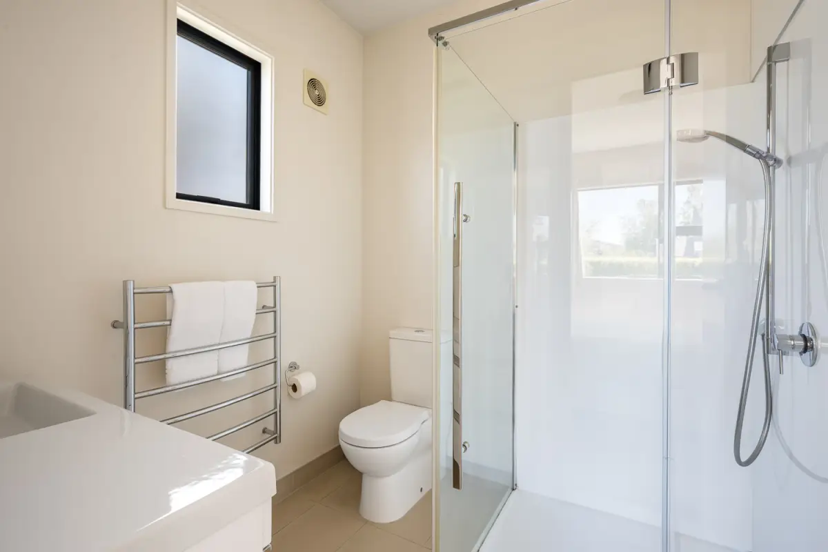 Ensuite with Large Glass Shower 