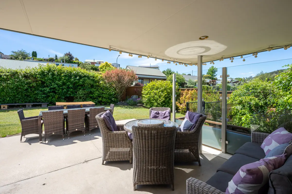Alfresco dining area