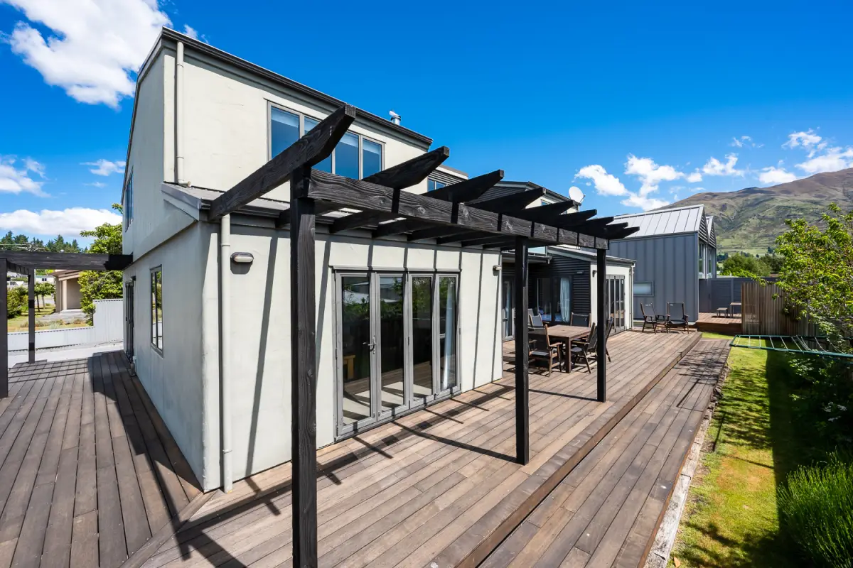 Outside Exterior with Large Deck 