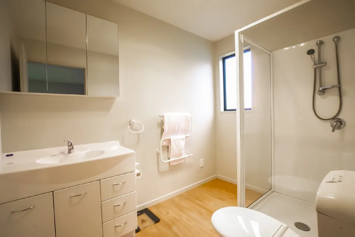 Bathroom with Glass Shower