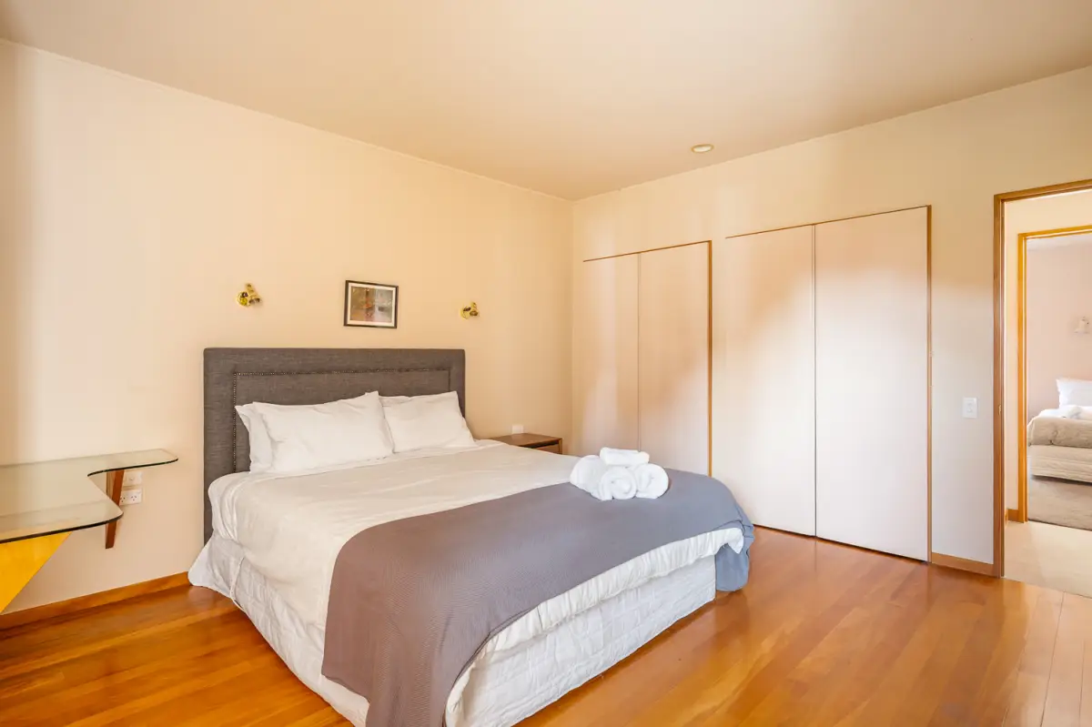 Large sunny bedroom 