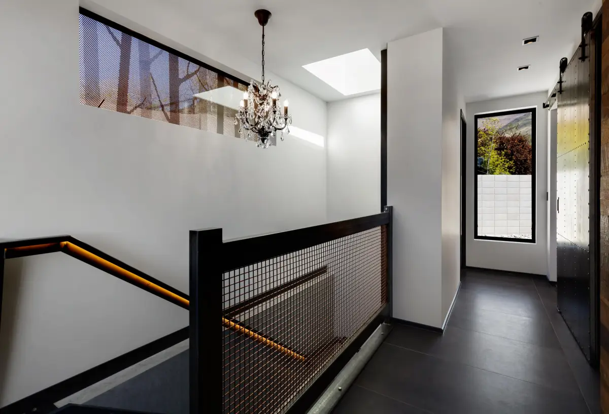 Staircase connecting 2-Level Home