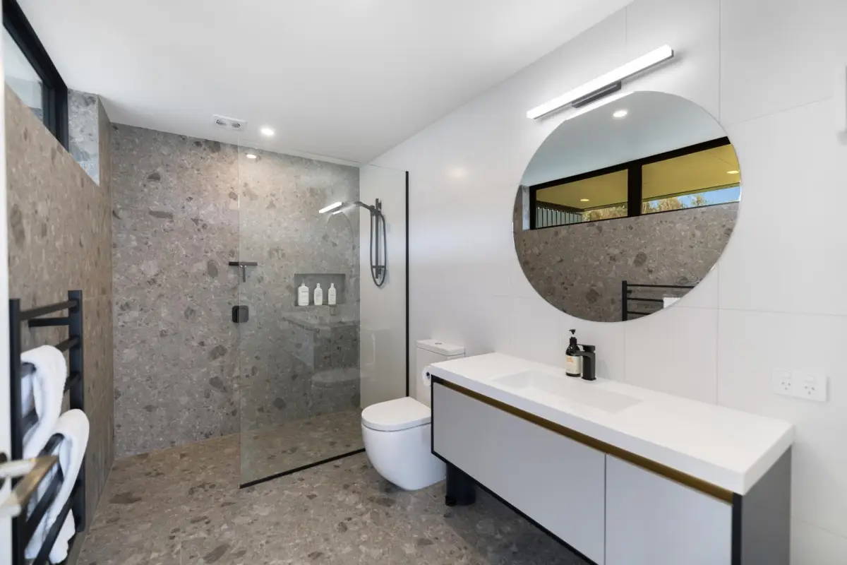 Luxurious Stone-Tiled Ensuite 