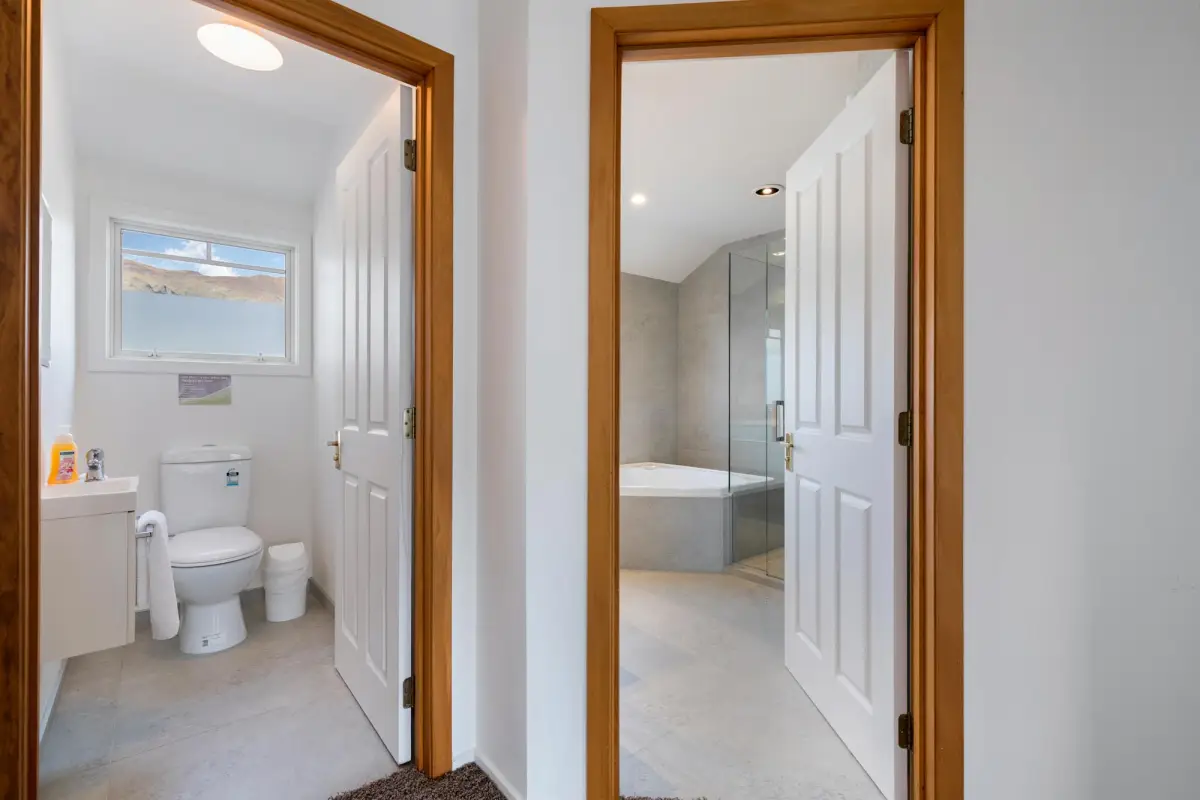 Bathroom View from Hallway 