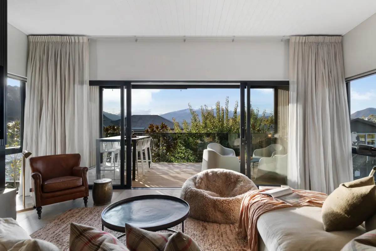 Lounge with Patio Access