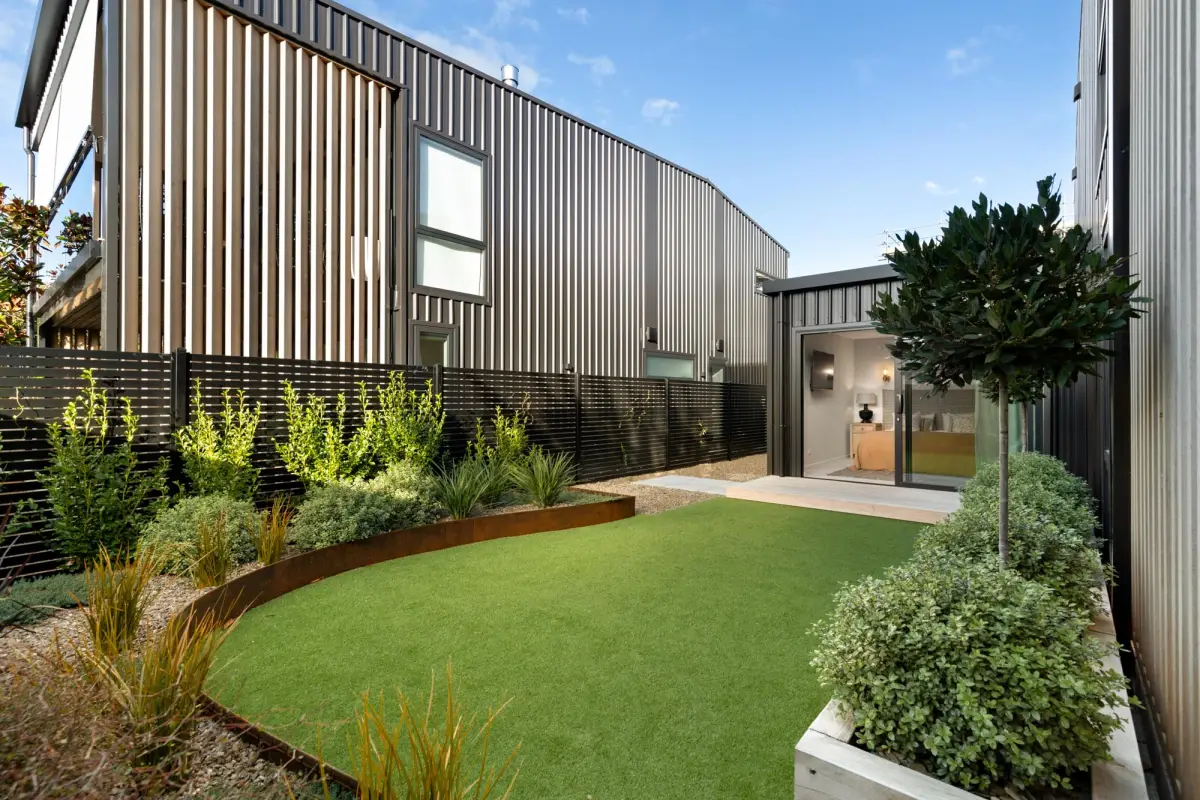 Back Patio that Opens to Lawn