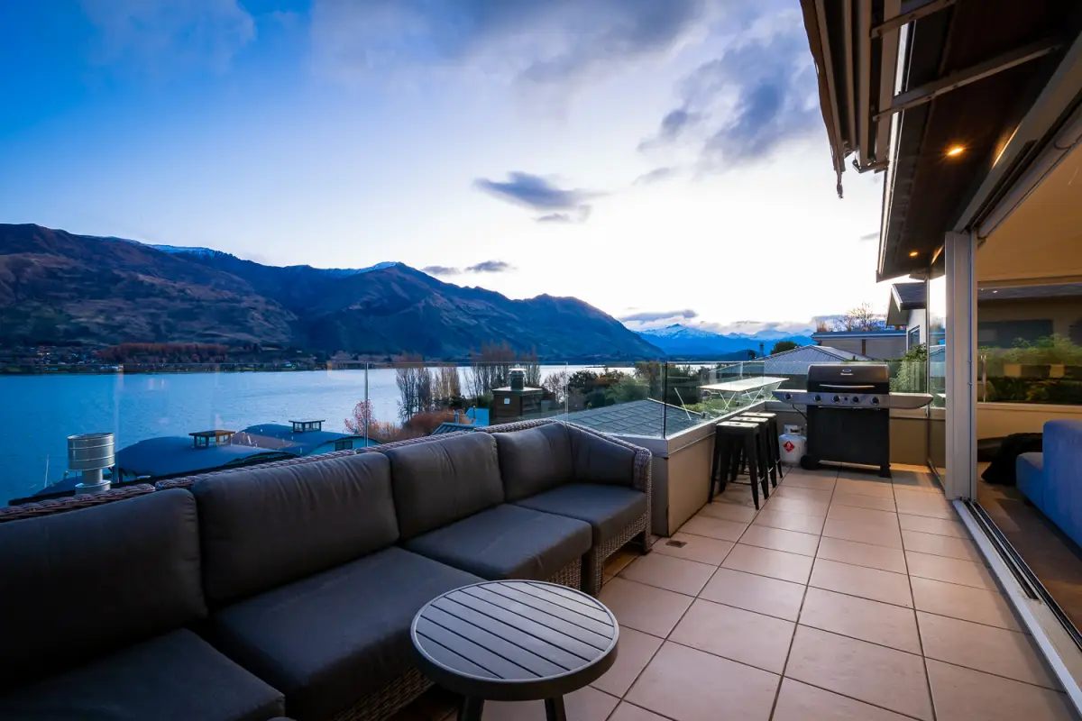 Outdoor Balcony in the Evening