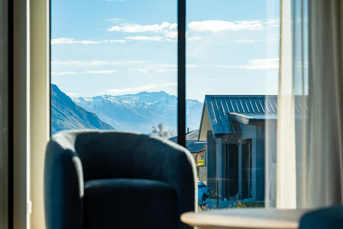 Relaxed Seating with Mountain Views 