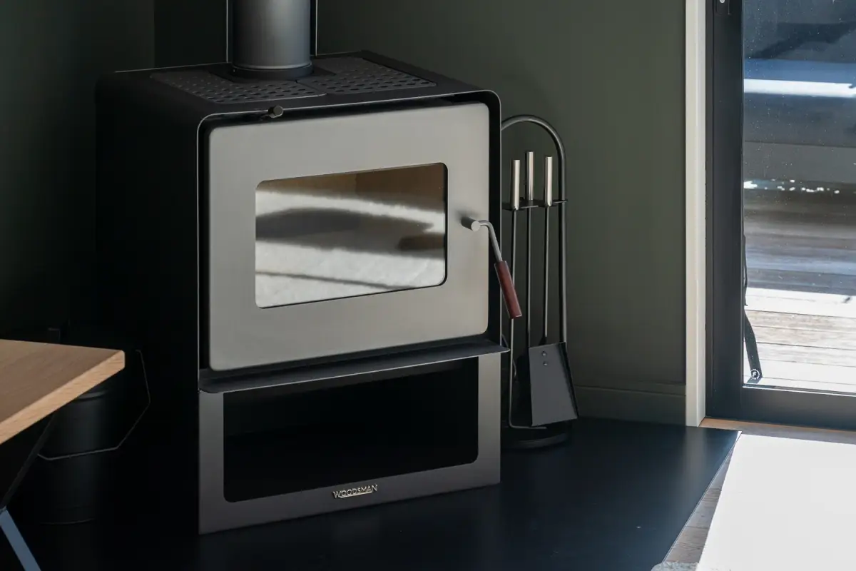 Modern Wood Fireplace