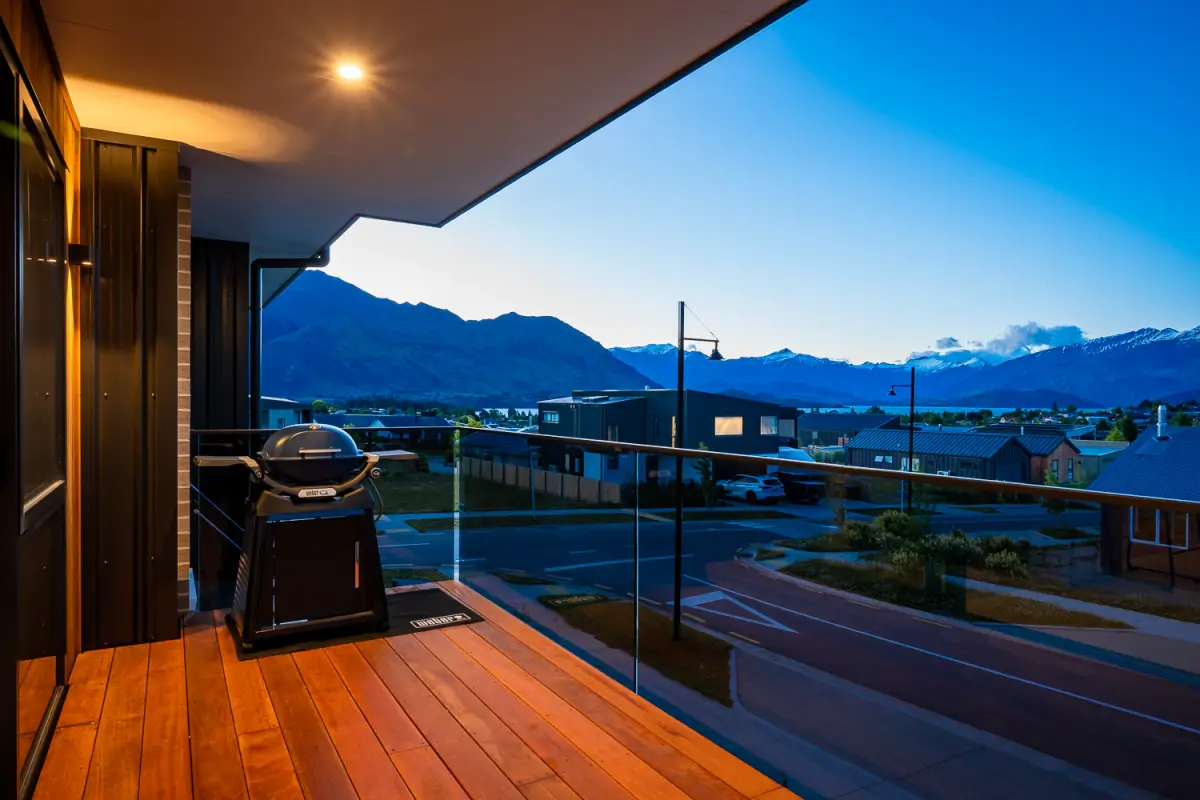 Balcony BBQ at Sunset 