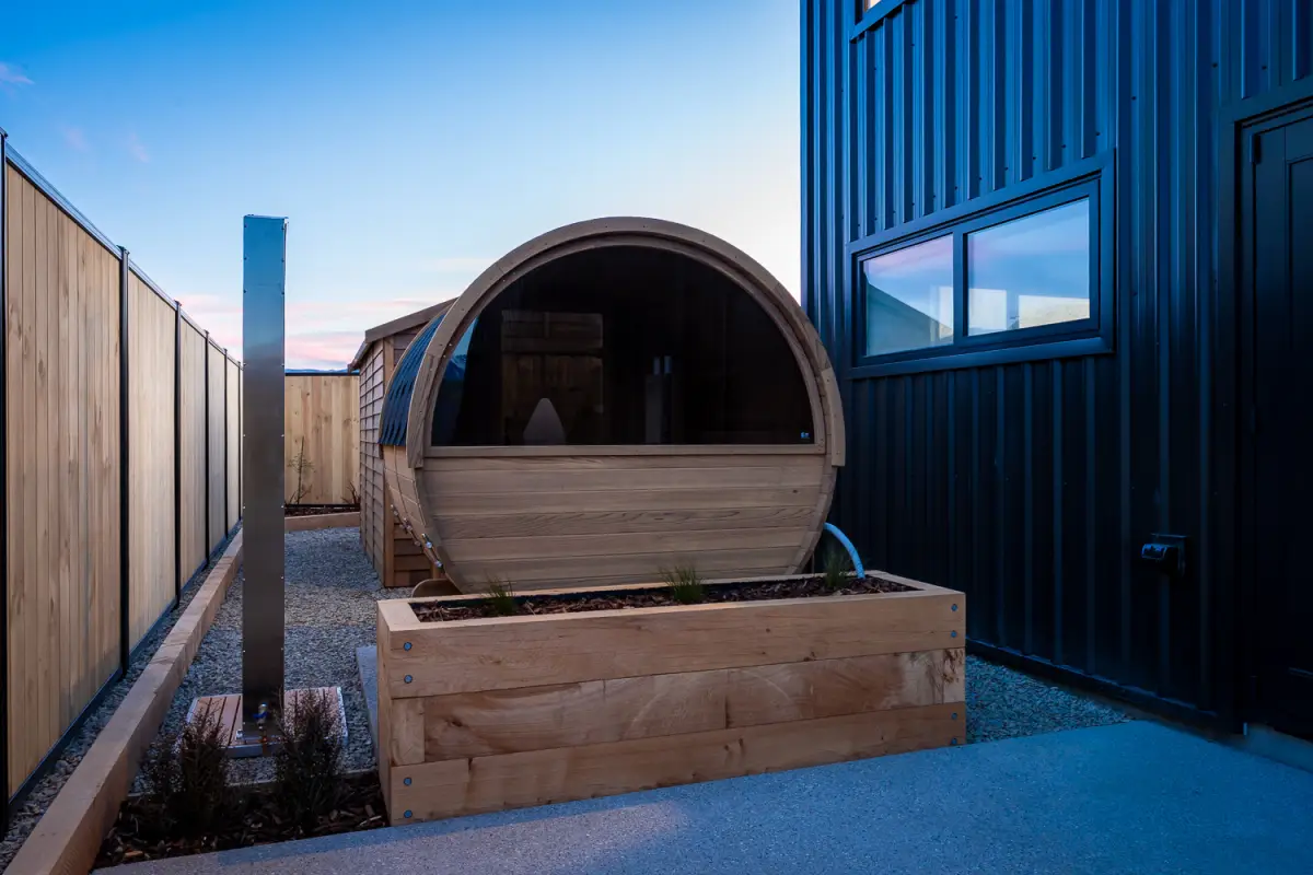 Outdoor Twilight Sauna 