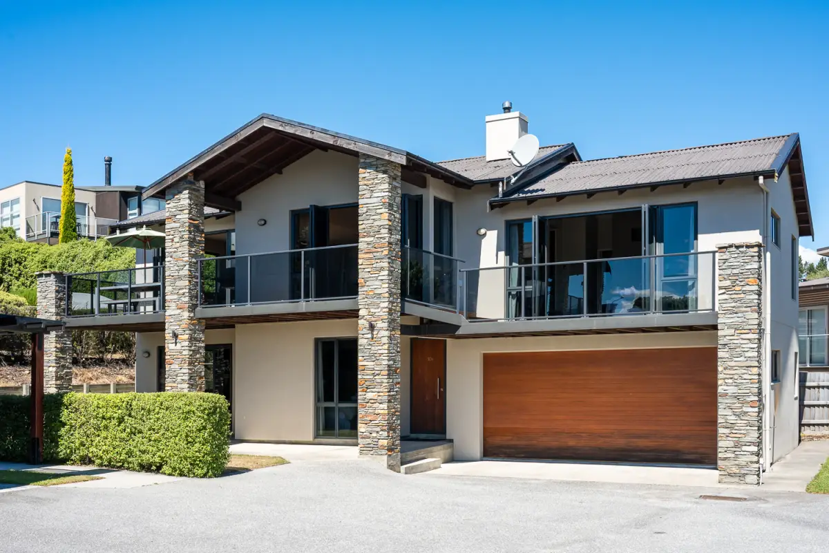 Gorgeous elevated home with schist features