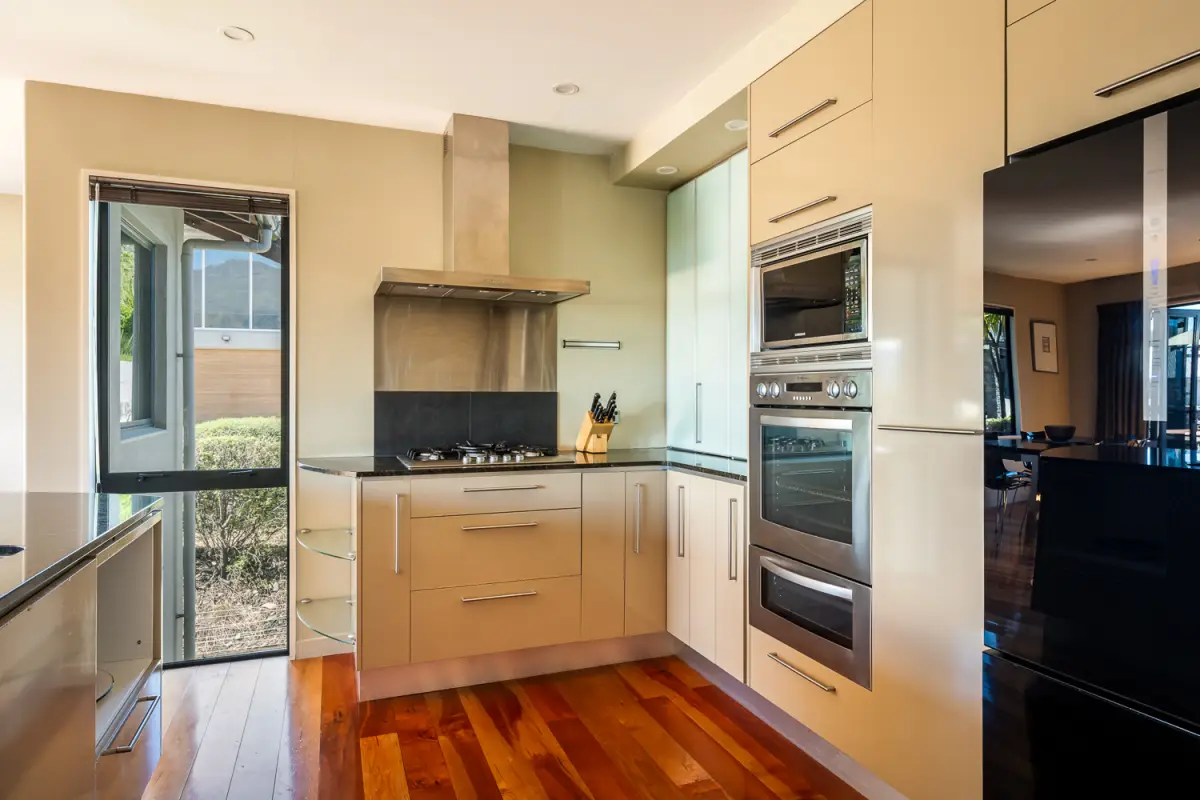 Modern Appliances and a lovely outlook