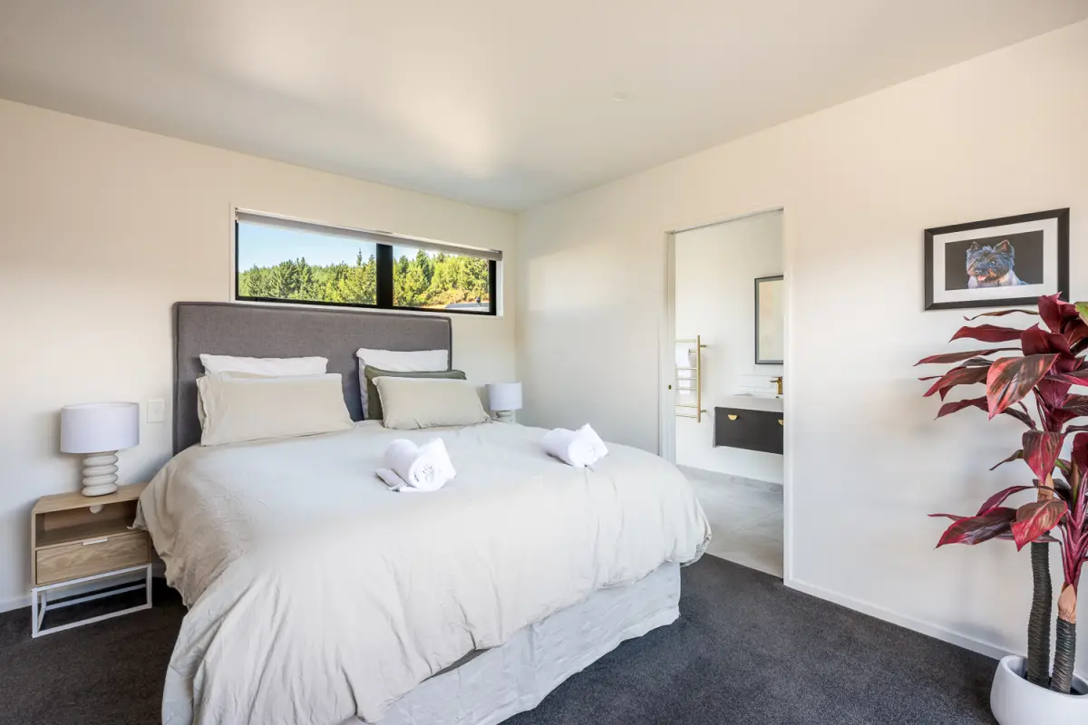 Master Bedroom with Ensuite and private deck
