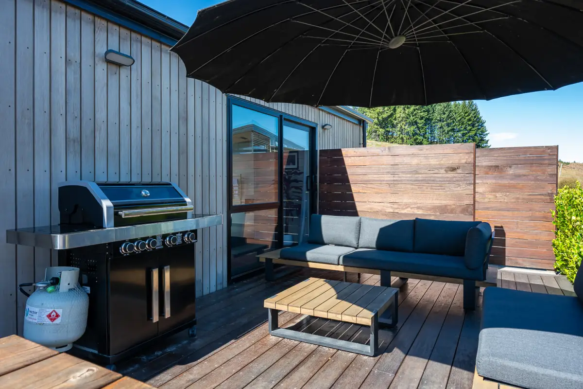 Deck and BBQ