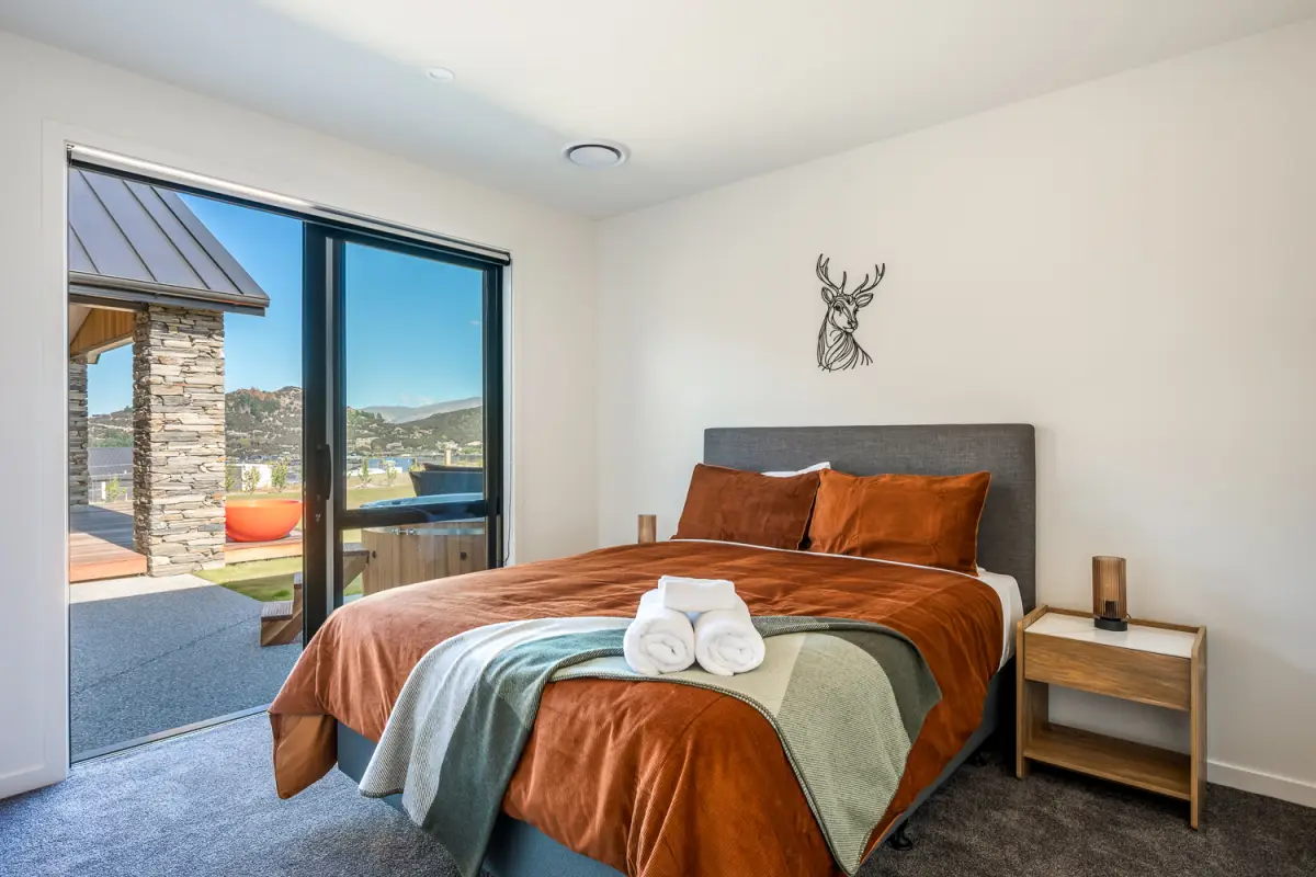 Master suite with ensuite and mountain views